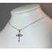 Forever Silver Plated Birthstone Cross Necklace 12 Options14001-DEC
